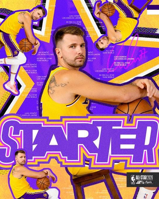 观看免费体育直播在线观看-新的时代，东契奇生涯首夺全明星票王，此前10年詹姆斯7次夺魁